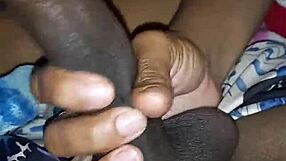 Neighbor gives oral sex during movie night