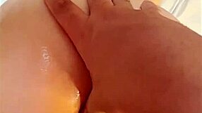 My best friend's cock enters me easily and cums fast without condom