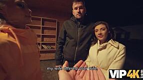 Sudden threesome with 2 Colombian hotties while cuckold watches in humiliation!