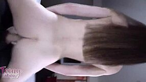 Nasty Brunette Brooke Johnson in Action