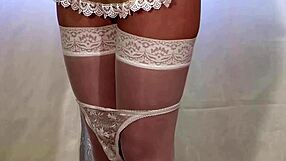 Regina Noir in maid casting video interview.