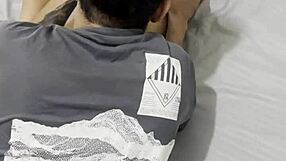 Friend intensely licks ass, fucks hard, cums in ass