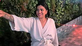 Blonde Slut Swallows Cum Backstage!