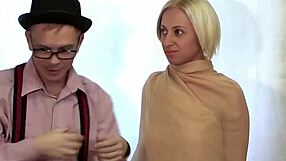 Regina Noir in maid casting video interview.