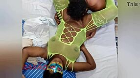 Puta enjoys oral with ripped clothes