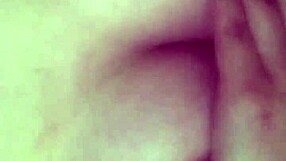 Latina masturbates her boobs in the morning!