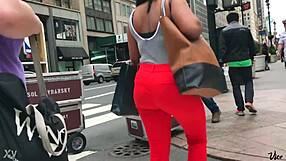 Hey, check out this beautiful ebony ass hidden in candid shots