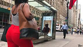 Hey, check out this beautiful ebony ass hidden in candid shots