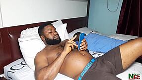 i used my ebony girlfriend to entertain my friend during holiday