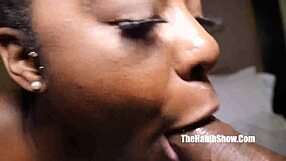 Deep throat swallows rickos bbc deep in da nuts