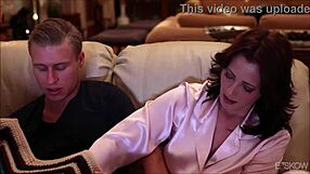 I give a milf an under the covers handjob until she cums