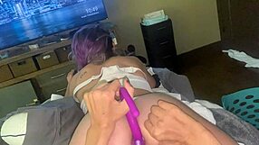 Hot Shy Girl In Lingerie Plays With My Ass And Pussy