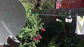 Sexy neighbor with big tits and ass!