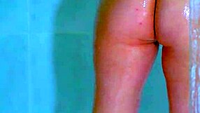 Man, college girls in shower, wet pink thong revealin’ their asian assets!