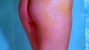 Man, college girls in shower, wet pink thong revealin’ their asian assets!