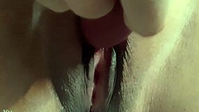 My Wife Masturbates with Dildo and Orgasms Loudly