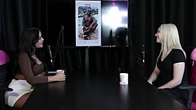 Blonde in Lingerie Preferring Sex Position