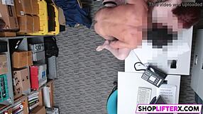 Redhead Teen Caught At Work By Police