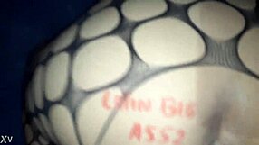 big white ass in interracial scene