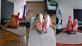 अपनी डिजायर्स अनलीश करो, मुझको ट्रिपल कैम व्यू में नेकेड योगा सेशन में देखो