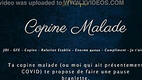 copine malade french audio porn joi gfe teasing