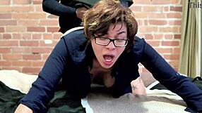 She can't talk & fuck at the same time while I pound her doggystyle backstage.