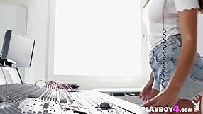 Hot Petite Brunette Teen Passionately Dancing In Lingerie Striptease