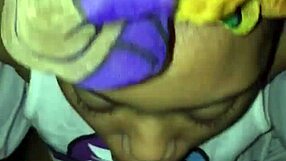 Ex girlfriend gives blowjob in casual setting