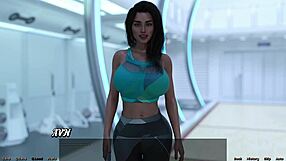 Petite Brunette Stares At Busty Milf's Tits!