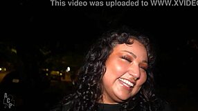 Peachy Garcia emotionally meets stranger for passionate blowjob and riding