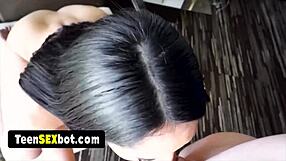 Yo, our new maid cleans naked and I finally got a quickie fuck with her!