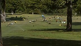 Blonde and Brunette Milfs Share Monster Cock in Lingerie Threesome on Bed