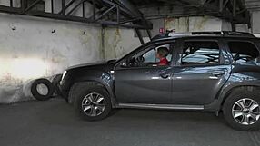 French teen gives rough deep blowjob in pov, contrasting innocence and passion