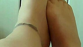german chubby amateur solo close up of sexy feet in stockings seeking lovers
