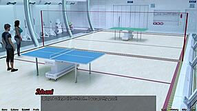 Petite Brunette Stares At Busty Milf's Tits!