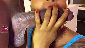 Heyy, check this tattooed babe giving a hairy pov handjob and blowjob!