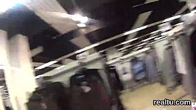 Charming Czech Cutie Gets Tempted In The Shopping Centre And Screwed In Pov With Clothes Ripped