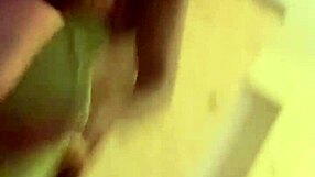 amateur ebony gives late night blowjob to white neighbor