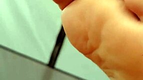 Naughty Morning Romp in Tent with Big Booty Bombshell Riding Big Cock Barefoot