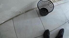 milf with big cock buried in ass gets anal creampie from friend