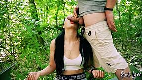 wow, can you believe jerking on this ponytail brunette during meditation with a huge facial?