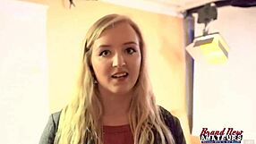 cute brunette autumn and blonde alex suck and finger each other's twat