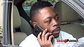 बस्टी ब्लोंड स्टेसी सरन को ब्लैक मॉन्स्टर लंड ने गहरा ड्रिल किया