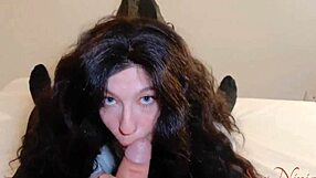 school girl hesitates with taboo fun