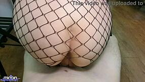 Redhead in stockings gets creampie instead of exam grade