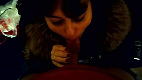 watching an old retro film with oral scenes from 2016