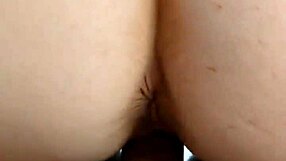 Fat blonde in live stream with cuckold interracial