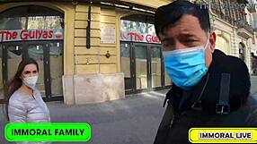 I join this Czech brunette Taylee Wood for a group adventure in Budapest with double fun.