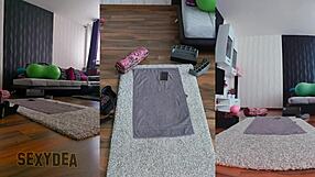 Experience A New Level Of Intimacy Naked Workout In Triple Cam View