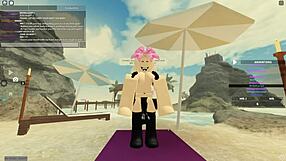 wet legs spread for deepthroat blowjob and doggystyle assfucking